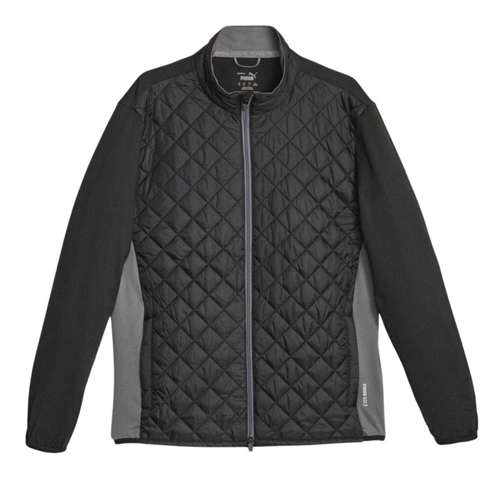 Puma Mens Frost Quilted Golf Jacket / Black
